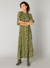 Load image into Gallery viewer, YEST- Goverdine Dress - Dark Olive/Beige