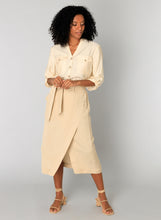 Load image into Gallery viewer, YEST - Sabijn Wrap Skirt - Bleached Sand