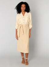 Load image into Gallery viewer, YEST - Sabijn Wrap Skirt - Bleached Sand
