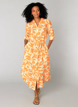Load image into Gallery viewer, YEST - Sabrina Shirt Dress - Dusty Orange