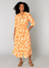 Load image into Gallery viewer, YEST - Sabrina Shirt Dress - Dusty Orange