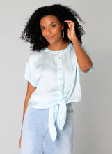 Load image into Gallery viewer, YEST - Sacha Blouse - Pastel Blue