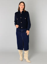 Load image into Gallery viewer, YEST - Barbara Denim Skirt - Dark Blue