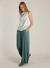Load image into Gallery viewer, YEST - Desiree Satin Top - Mint Grey