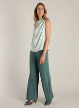 Load image into Gallery viewer, YEST - Desiree Satin Top - Mint Grey
