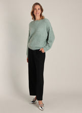 Load image into Gallery viewer, YEST - Darja Sweater - Mint Grey Melange