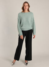 Load image into Gallery viewer, YEST - Darja Sweater - Mint Grey Melange