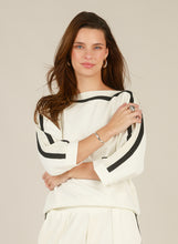 Load image into Gallery viewer, YEST - Inaya Top - Antique White/Black