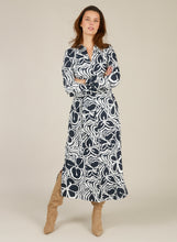 Load image into Gallery viewer, YEST - Puck Shirt Dress - Navy/Off White