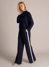 Load image into Gallery viewer, YEST - Ilma Pants - Dark Blue/Off White
