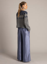 Load image into Gallery viewer, YEST - Ulrike Jacquard Cardigan - Dark Blue