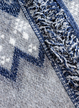 Load image into Gallery viewer, YEST - Ulrike Jacquard Cardigan - Dark Blue
