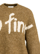 Load image into Gallery viewer, YAYA - Knitted Sweater with Artwork - Otter Brown Dessin