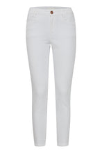 Load image into Gallery viewer, PULZ - Tenna Crop White Jean