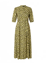Load image into Gallery viewer, YEST- Goverdine Dress - Dark Olive/Beige