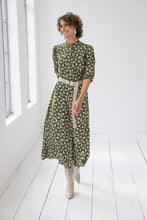 Load image into Gallery viewer, YEST- Goverdine Dress - Dark Olive/Beige