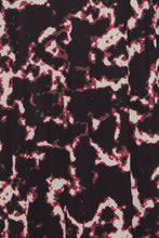 Load image into Gallery viewer, PULZ - Duffy Dress - Fuchsia Black Print