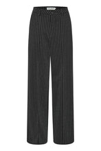 Load image into Gallery viewer, PULZ - Kira - Lurex Stripe Pants - Black Beauty