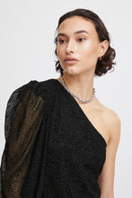 Load image into Gallery viewer, ICHI - Jalani One Shoulder Top - Black