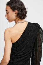 Load image into Gallery viewer, ICHI - Jalani One Shoulder Top - Black