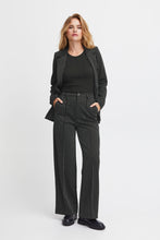 Load image into Gallery viewer, PULZ - Kira - Lurex Stripe Pants - Black Beauty