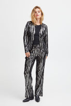 Load image into Gallery viewer, PULZ - GAI - Sequin Pants - Black/Silver