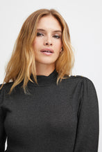 Load image into Gallery viewer, PULZ - Sara - Glitter Button Pullover