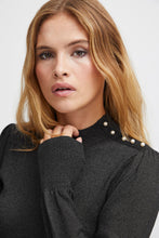 Load image into Gallery viewer, PULZ - Sara - Glitter Button Pullover