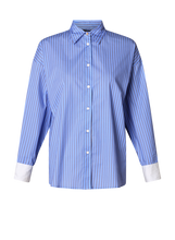 Load image into Gallery viewer, YEST - Benedikte Shirt - French Blue Stripe