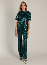 Load image into Gallery viewer, YEST - Engeltje Sequin Pants - Teal Green