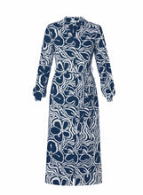 Load image into Gallery viewer, YEST - Puck Shirt Dress - Navy/Off White