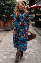 Load image into Gallery viewer, Hope & Ivy - Twila Midi Dressn - Navy