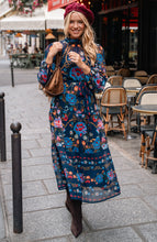 Load image into Gallery viewer, Hope & Ivy - Twila Midi Dressn - Navy
