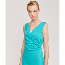 Load image into Gallery viewer, ACCESS - Gathered Midi Dress - Lagoon