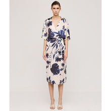 Load image into Gallery viewer, ACCESS - Floral Wrap Dress - Navy