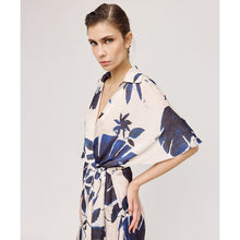 Load image into Gallery viewer, ACCESS - Floral Wrap Dress - Navy