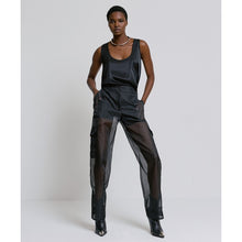 Load image into Gallery viewer, ACCESS - Satin Sleeveless Top - Black