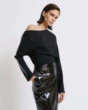 Load image into Gallery viewer, ACCESS - Vinyl Detail Top - Black