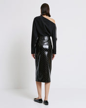 Load image into Gallery viewer, ACCESS - Vinyl Detail Top - Black