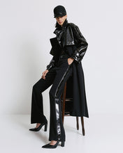 Load image into Gallery viewer, ACCESS - Vinyl Detail Pants - Black