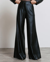 Load image into Gallery viewer, ACCESS - Textured Flared Pants - Black