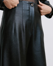 Load image into Gallery viewer, ACCESS - Textured Flared Pants - Black