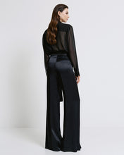 Load image into Gallery viewer, ACCESS - Muslin & Satin Shirt - Black