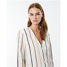 Load image into Gallery viewer, Paz Torras - Stripe Pants - Cream