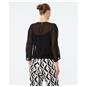 Load image into Gallery viewer, Paz Torras - Sheer Oversized Top - Black