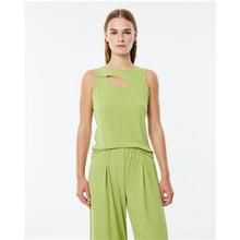 Load image into Gallery viewer, Paz Torras - Cut Out Top - Lime Green