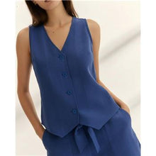 Load image into Gallery viewer, Paz Torras - Waistcoat - Azul