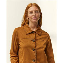 Load image into Gallery viewer, Paz Torras - Faux Suede Jacket - Camel