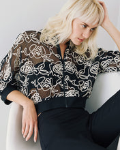 Load image into Gallery viewer, ACCESS - Embroidered Bomber Jacket - Black