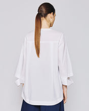 Load image into Gallery viewer, ACCESS - Oversized Blouse With Cutout Cuff - White